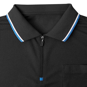 Wholesale Custom Made Solid Colors Quarter Zipper T-Shirt Short Sleeve <b>Zip</b> <b>up</b> Lightweight Casual Quarter <b>Zip</b> T-shirt for men - Product Image 2