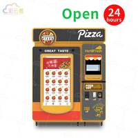 Máquina Expendedora de aperitivos y pizzas alimentada por robot para interior/exterior totalmente automática personalizable que acepta tarjeta/moneda/Código QR pago SDK