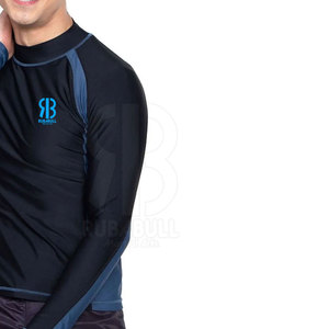 Camiseta de Protección Solar para Hombre Hecha de Spandex/Poliéster, Diseño de Logotipo Personalizado, Camiseta de Protección Solar para Hombre en Tallas Grandes en Venta - Product Image 4