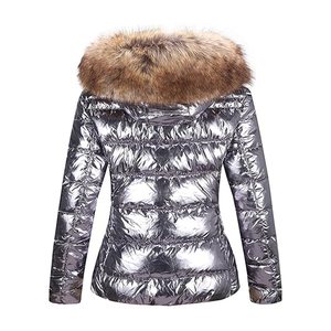 Chaqueta de Invierno Acolchada para Mujer, Chaqueta Larga de Plumón con Relleno de Algodón, Abrigo de Invierno - Product Image 2