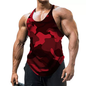 Débardeurs homme personnalisés à prix avantageux, coupe musclée, unis, sans manches, pour entraînement, 100% coton. - Product Image 3