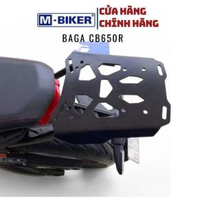 Porte-bagages arrière M Biker Honda CB650R, accessoires de moto pour le transport de marchandises et de bagages à l'arrière - Product Image 3