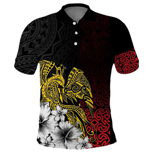 Polo personnalisé pour homme, imprimé, en polyester, manches courtes, décontracté, avec poche, uniforme de golf, transfert thermique, fabricant OEM - Product Image 2