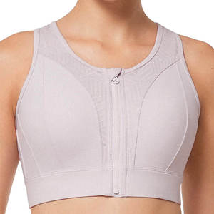 Women's Yoga Breathable Plus Size Sports Bra Adjustable Straps High Support Spandex/Polyester Customizable Front - Product Image 1