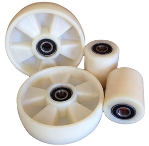 Bon prix, roues de guidage renforcées en nylon pour <span class=keywords><strong>transpalette</strong></span> manuel/chariot à palettes, 80x70/80X93/<span class=keywords><strong>180x50</strong></span>/200x50 mm - Product Image 1