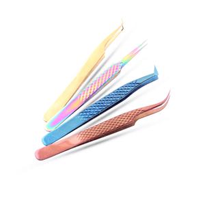 Pinzas para Extensión de Pestañas, Herramientas Especiales Utilizadas por Técnicos para Separar las Pestañas, Pinzas de Volumen de Marca Privada - Product Image 2