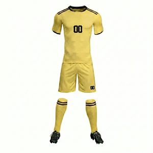 Uniformes de sublimation de qualité supérieure pour adultes en tissu 100% polyester, vêtements de sport, ensembles de maillots de football, service OEM - Product Image 4
