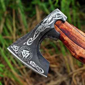 Vente en gros de haches barbues vikings forgées à la main, personnalisées, de qualité industrielle, dernier modèle, très vendues, de haute qualité - Product Image 3