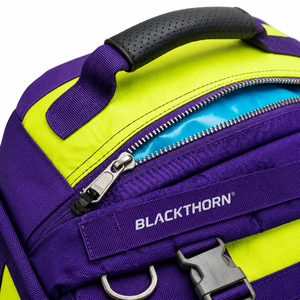 Bolsa de Lona Impermeable para Senderismo, Resistente, Deportiva, Personalizada, de Poliéster Oxford 600D, Diseño de Bloques de Color, Cierre de Cremallera y Hebillas - Product Image 4