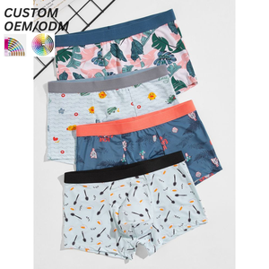 Calzoncillos de Algodón para Hombre, Corte Medio, Transpirables, de Secado Rápido, para Uso Diario, Cómodos, con Logotipo Personalizado, OEM, ODM, Suministro de Marca Privada - Product Image 1