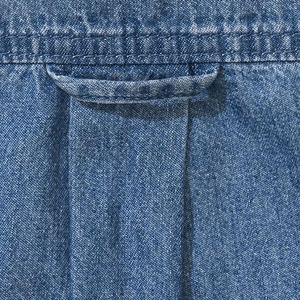 Demand Hot Selling Cotton Denim <b>Jeans</b> Look Breathable <b>Men's</b> <b>Shirts</b> Long Sleeve Blue Regular Fit - Product Image 6
