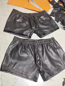 Caja de pantalones cortos para mujer, ropa interior, pantalones cortos, moda, aspecto Sexy, cuero genuino, piel de cordero hecha a mano, venta de invierno suave en línea - Product Image 3