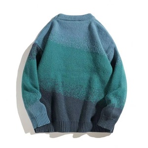 Pull pour homme confortable à col rond en maille douce, mode hivernale intemporelle, fournisseur de vêtements en conteneur - Product Image 2