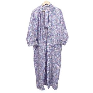 Kimono Tradicional de Algodón, Largo, Cuello en V, con Cinturón y Bolsillo, Estampado Animal/Floral, Secado Rápido, Vestido Cómodo para Mujer - Product Image 5