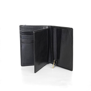 [สินค้าใหม่] กระเป๋าสตางค์หนังแท้คุณภาพสูง Castello หนังฟอกฝาดแบบธรรมชาติ ทรงสองพับแนวตั้ง สำหรับทุกเพศ พร้อมช่องใส่เหรียญแบบซิป - Product Image 2