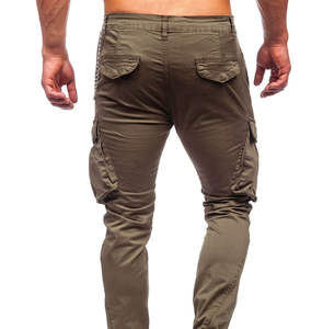 กางเกงวอร์มลำลองสไตล์ไฮสตรีทสำหรับผู้ชาย เอวกลาง ผ้าโพลีเอสเตอร์/คอตตอน ระบายอากาศได้ดี ป้องกันรอยยับ เป็นมิตรต่อสิ่งแวดล้อม เหมาะสำหรับฤดูหนาว - Product Image 5