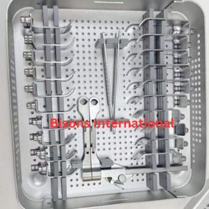 Ensemble d'instruments d'extension cervicale Bisons International en acier inoxydable, instruments chirurgicaux certifiés CE Classe I - Product Image 6