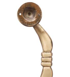 <b>Bow</b> Design Brass Door Handle Pair for Main Premium Heavy-Duty Brass <b>Pull</b> Handles - Product Image 2