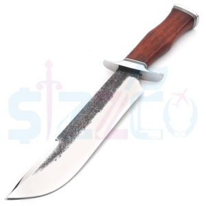 OEM Wholesale 14" Factory Made <b>Cheap</b> Low Price Handmade Carbon Steel Walnut Wood Handle Hunting Camping Knife Ideal <b>Gift</b> - Product Image 1