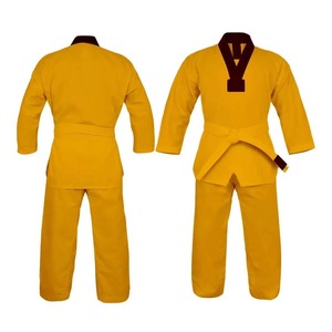 Uniformes de Judo Personalizados Ligeros de Alta Calidad y Cómodos para Hombres, Entrenamiento de Artes Marciales, 100% Algodón, Secado Rápido, Corte Regular, OEM - Product Image 4
