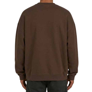 เสื้อสเวตเชิ้ตคอกลมโอเวอร์ไซส์สำหรับผู้ชาย สีเขียวเข้ม ผ้าฝ้าย 100% เฟรนช์เทอร์รี่ สวมใส่สบาย ทรงปกติ เหมาะสำหรับใส่ในฤดูใบไม้ร่วง - Product Image 6