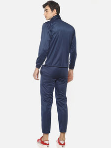 Ensemble de survêtement pour homme, bleu marine et blanc, imprimé par sublimation, uniforme d'entraînement, polyester et coton - Product Image 5