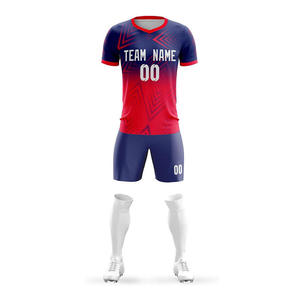 Maillot de football personnalisé haut de gamme 100 % polyester, imprimé par transfert thermique, séchage rapide, respirant, vêtements de sport d'équipe, vente en gros - Product Image 5
