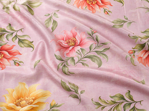 Robe pour filles en tissu de soie Dola de luxe Verona Garden, 100% viscose, tissage uni, doux, léger, couleur ivoire, pour l'été - Product Image 2