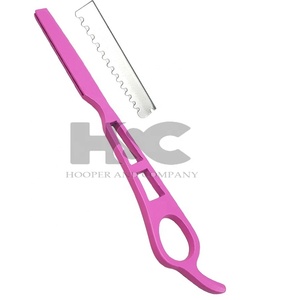Hot Sale finger <b>Razor</b> Men's Beard <b>Razor</b> Barber Cut beautiful color Stainless Steel Custom Logo Offer Barber <b>Razors</b> - Product Image 4