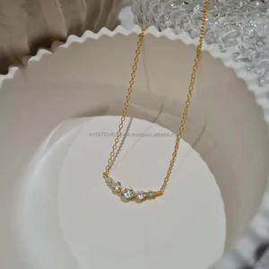 Colgante de diamante redondo cultivado en laboratorio IGI/GIA, oro de 14K para compromiso o boda de mujer, joyería creada en laboratorio a la moda - Product Image 3