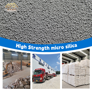 Grey Microsilica Fume Micro Sílica Em Pó para l Cimento Concreto - Product Image 1