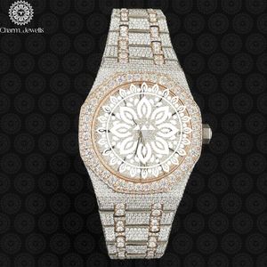 Charm_Jewells Stainless Steel Diamond <b>Watch</b> Tonneau Case Analog Dial Sapphire Crystal Luxury Fashion Women's Quartz Movement - Product Image 1