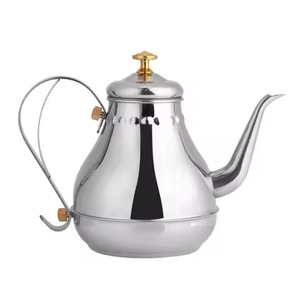 กาน้ำชาโลหะดีไซน์หรูสำหรับเสิร์ฟชา กาแฟ และเครื่องดื่มร้อน - Product Image 5