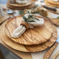 Assiettes en bois d'olivier personnalisables et faites à la main, cadeau pour maman, cadeaux pour la fête des mères