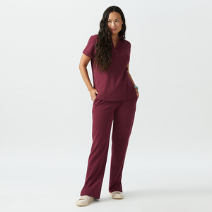 Conjuntos de Uniformes Médicos Unisex, Pantalones de Lona Vaquera, Ropa de Trabajo Médica para Doctores y Enfermeras, Varios Colores - Product Image 4