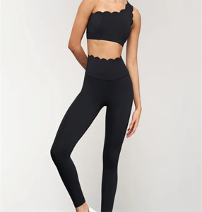 Conjunto de yoga sin costuras de alta calidad para gimnasio, conjunto de yoga de 2 piezas para mujer, ropa deportiva para gimnasio, conjunto de yoga con logo personalizado para mujer - Product Image 6