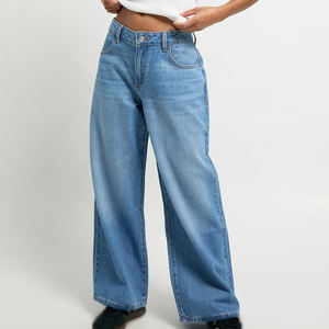 Jeans de Mezclilla Rectos para Mujer al por Mayor, Estilo Vintage Casual Holgado, Proveedor Global de Ropa, Precio de Fábrica, Pedido al por Mayor - Product Image 4