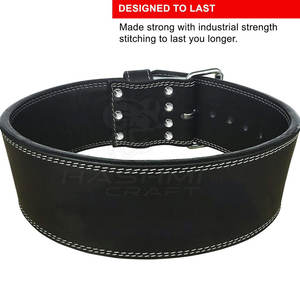 Cinturón de Cuero Profesional para Levantamiento de Pesas, con Hebilla, para Gimnasio, Fitness, Entrenamiento de Fuerza, Ideal para Hombres y Mujeres - Product Image 4