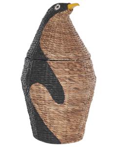 Panier Pingouin en Jacinthe d'Eau Naturelle Fait Main – Vente en Gros, Écologique, Fabriqué au Vietnam - Product Image 1