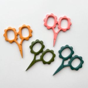 Flower Scissors Mini Sunflower Embroidery Daisy Kelmscott Design Sharp Stainless Steel Right-Handed <b>Thinning</b> Short Hair Scissors - Product Image 1