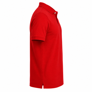 Polo Premium Homme Manches Courtes Classique en Piqué Décontracté Tenue de Travail Haut de Golf Uni Vêtement de Sport Confortable Sans Marque - Product Image 6