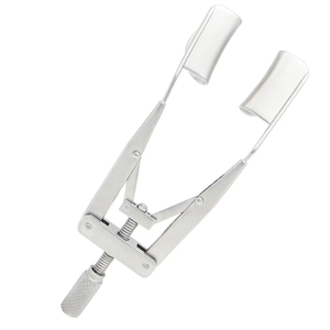 Spéculum oculaire Libermann à lames solides, lame d'approche nasale, longueur totale 16 mm, 8 cm, acier inoxydable, chirurgical ophtalmique - Product Image 3