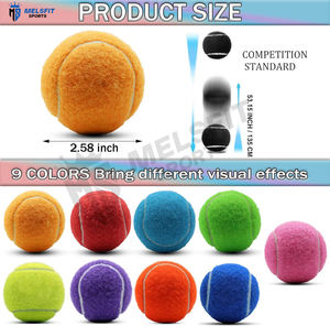 Balles de tennis de qualité professionnelle, écologiques, personnalisables, rebond élevé, durables pour l'entraînement - Product Image 3