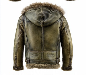 เสื้อแจ็คเก็ตหนังขนสัตว์คุณภาพสูงระดับหรู - Product Image 6