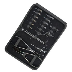 Kit d'outils professionnels pour extensions capillaires avec dissolvant de micro-perles, pince à sertir plate, crochet à cheveux, outil à boucles capillaires et ciseaux - Product Image 6