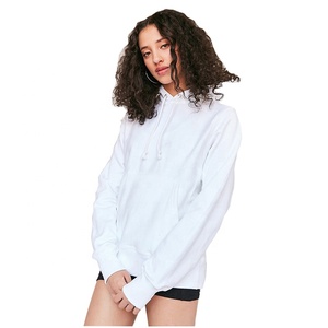 Sudaderas Extra Grandes Personalizables de Moda Urbana para Mujer, Otoño/Invierno, Tejidas, 100% Algodón, Transpirables, con Logotipo Frontal - Product Image 2
