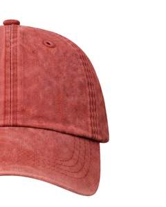 Gorra de Béisbol de Algodón Lavado Color Naranja Óxido, Lisa, Ajustable, Unisex, Deportiva, Informal, Transpirable, Cómoda, de Primera Calidad - Product Image 3