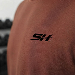 Camiseta de Compresión de Alto Rendimiento para Hombre, Textura Suave, Material Combinado, Antiencogimiento, Larga Duración, Servicio OEM - Product Image 4