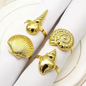 Anneau de serviette en métal de qualité supérieure pour la présentation de table en restaurant, la décoration de repas, les événements de mariage et les banquets - Product Image 5