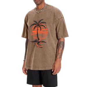 Camisetas de Hombre con Lavado Ácido, Última Moda 2026, en Cantidad al por Mayor, Nueva Llegada, Camisetas de Hombre con Lavado Ácido en Venta - Product Image 3